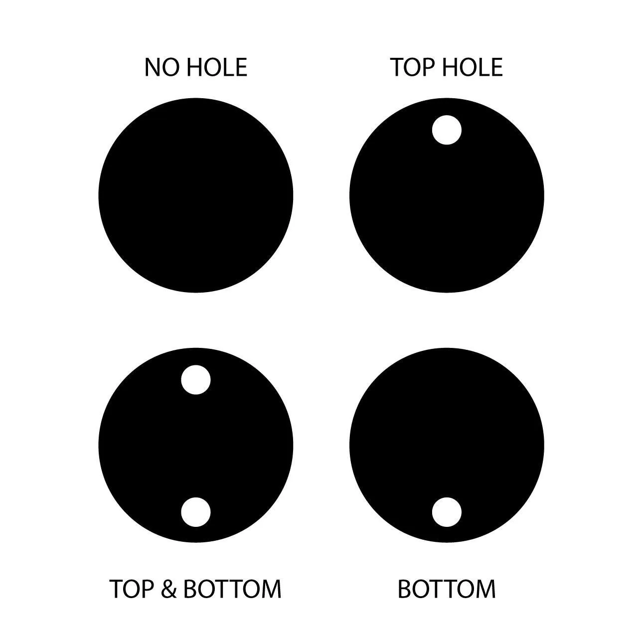 Deluxe: 17mm Duo Dots - 3 Pairs