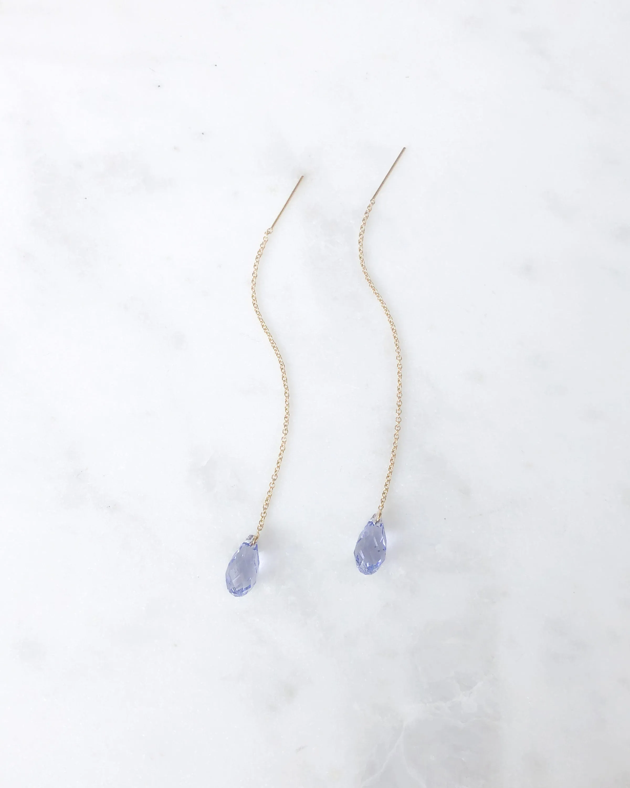 Dewdrop Threader Earrings