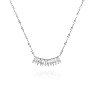 Diamond Bar Necklace by KC Designs
