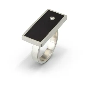 Diamond Bar Ring