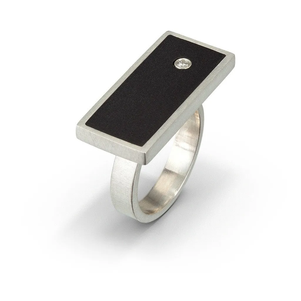 Diamond Bar Ring