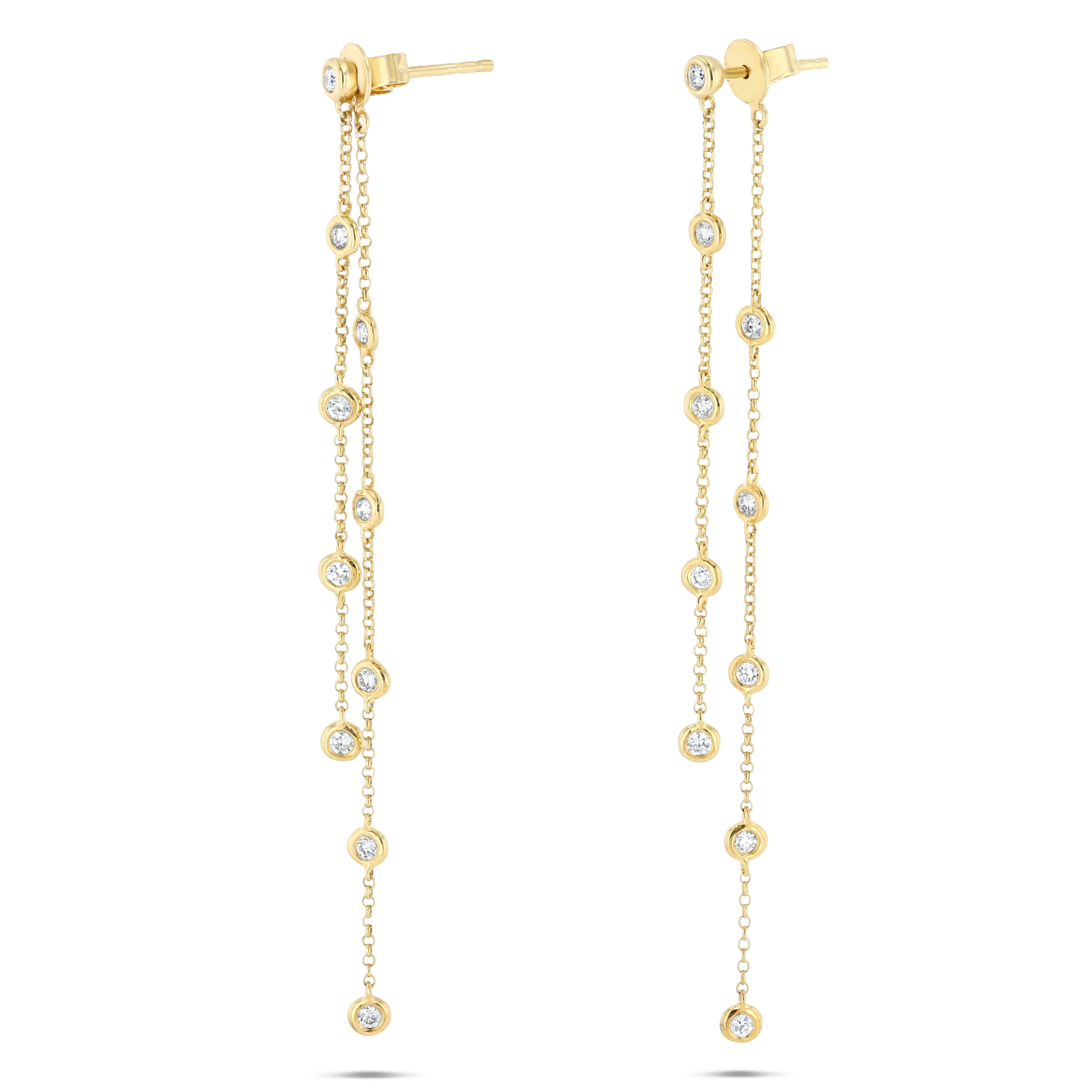 Diamond by the Yard Earrings