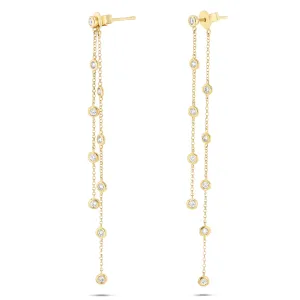 Diamond by the Yard Earrings