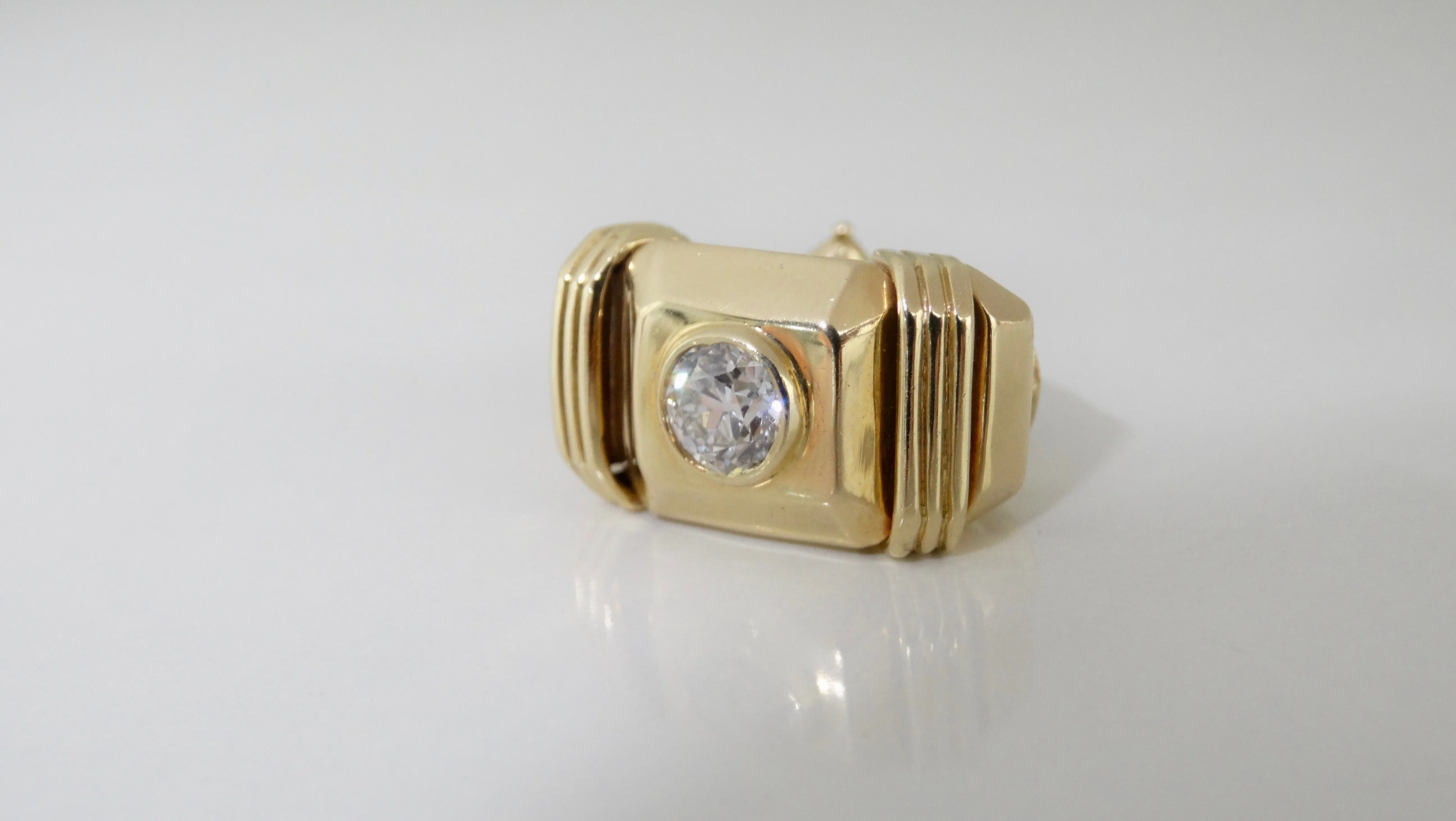 Diamond French Clip Earrings