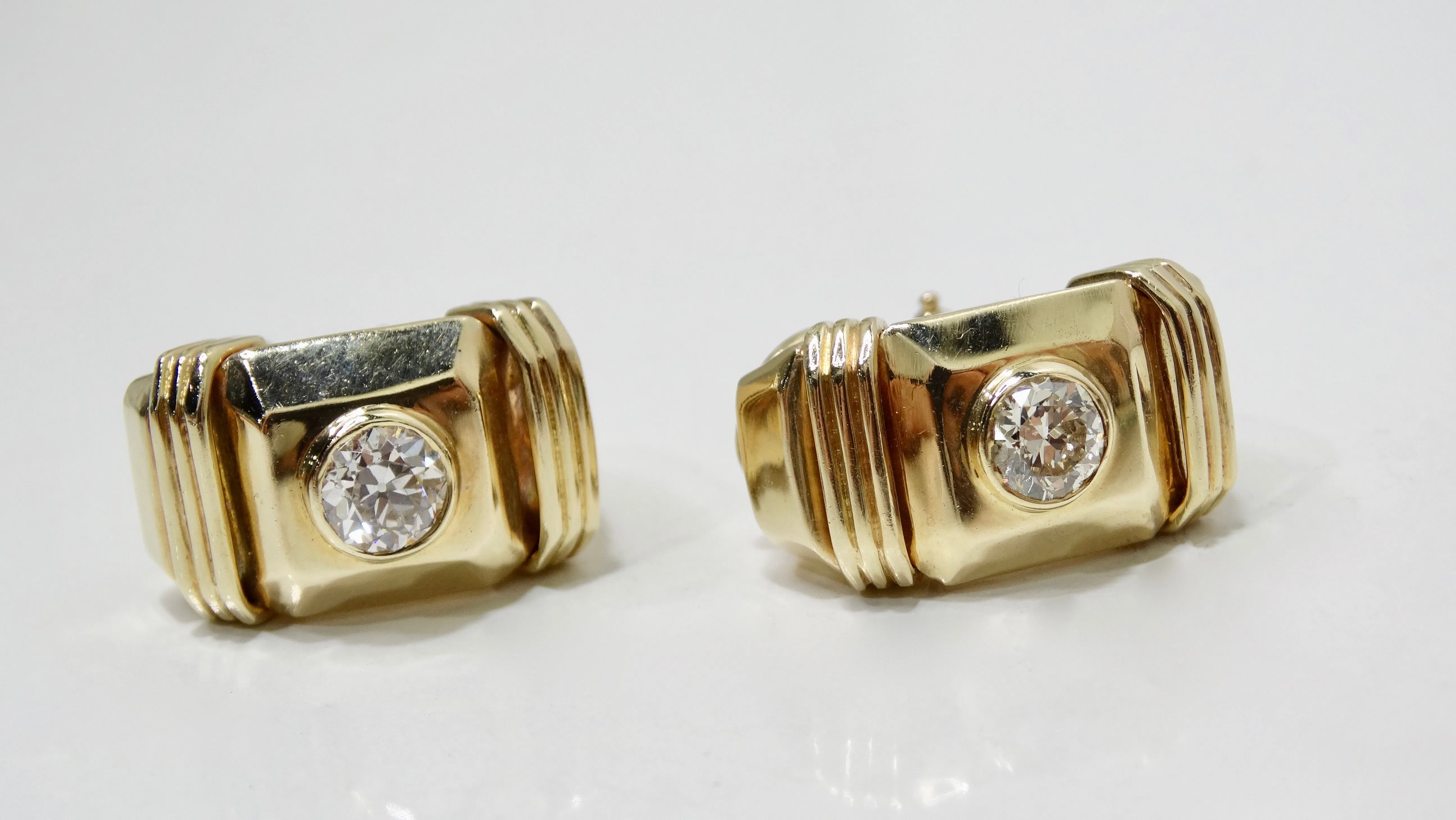 Diamond French Clip Earrings