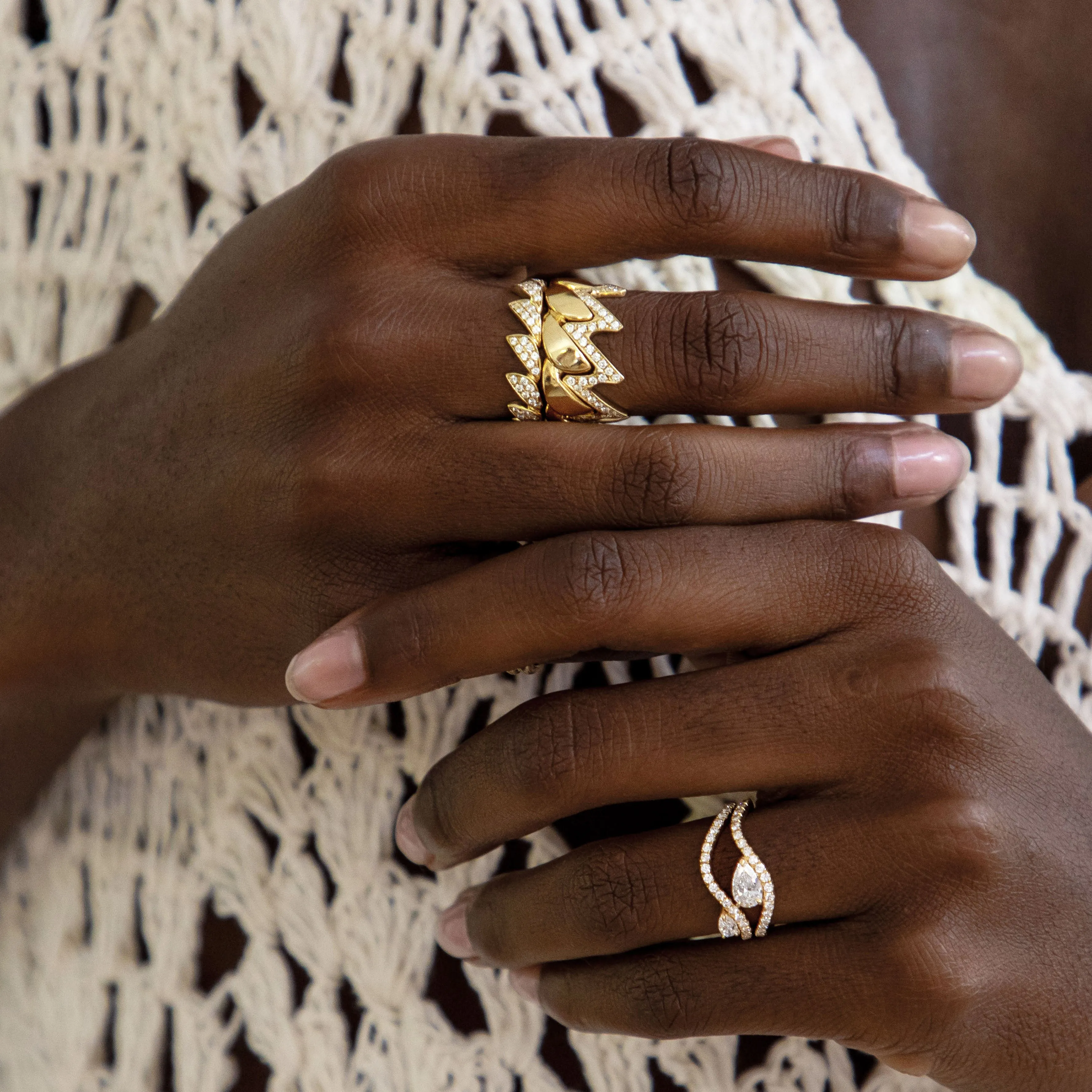 Diamond Indra Ring