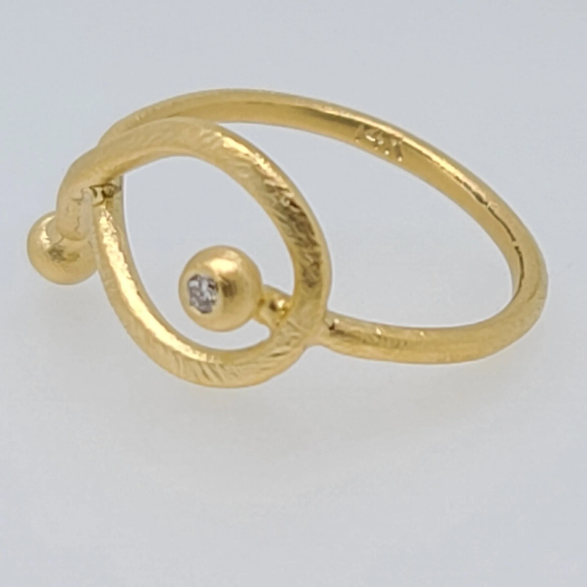 Diamond Open Ring