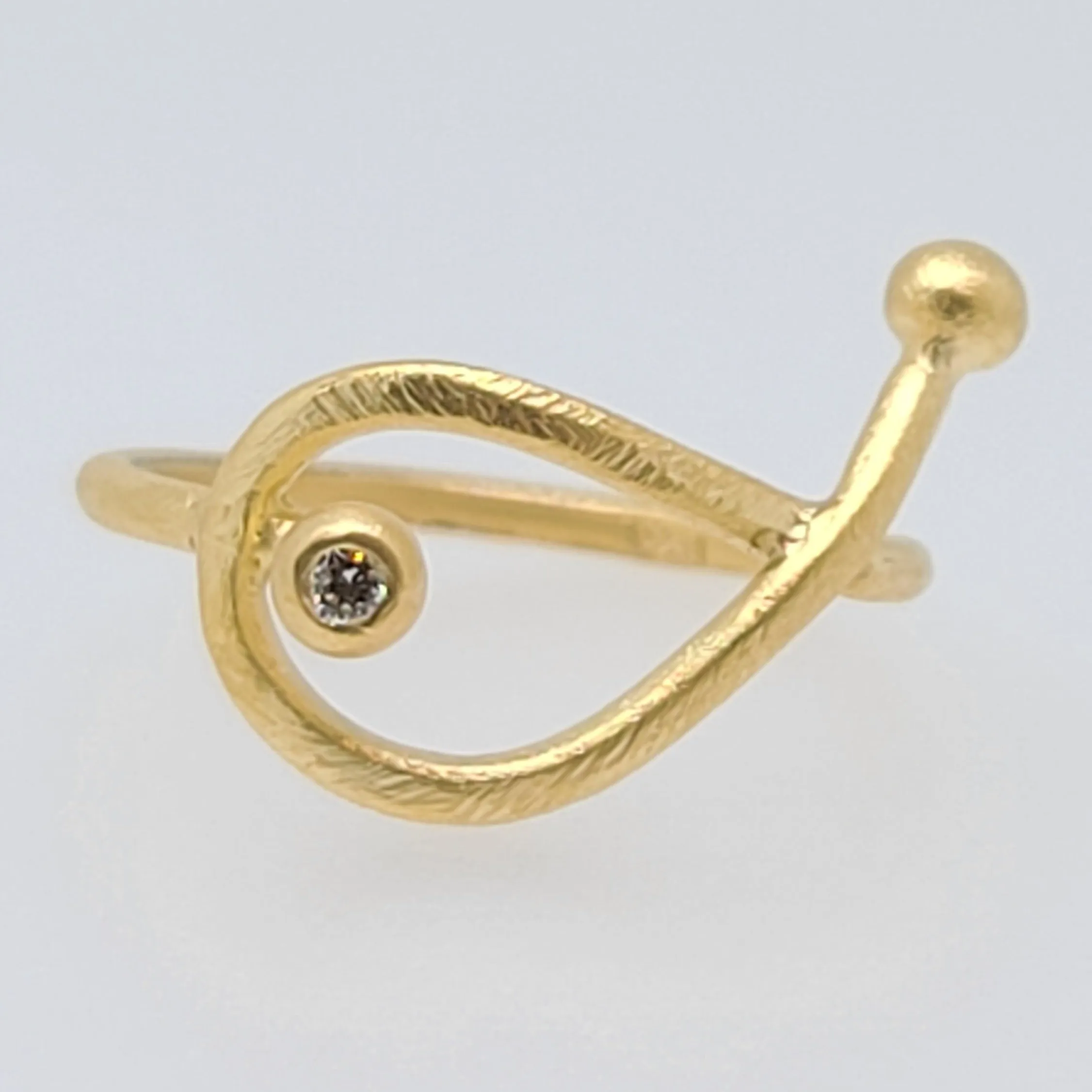 Diamond Open Ring