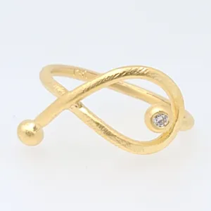 Diamond Open Ring