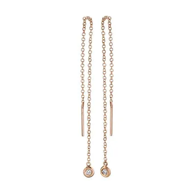 Diamond Threader Earrings
