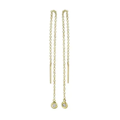 Diamond Threader Earrings