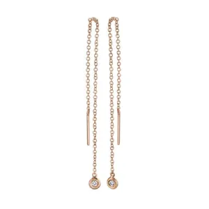 Diamond Threader Earrings