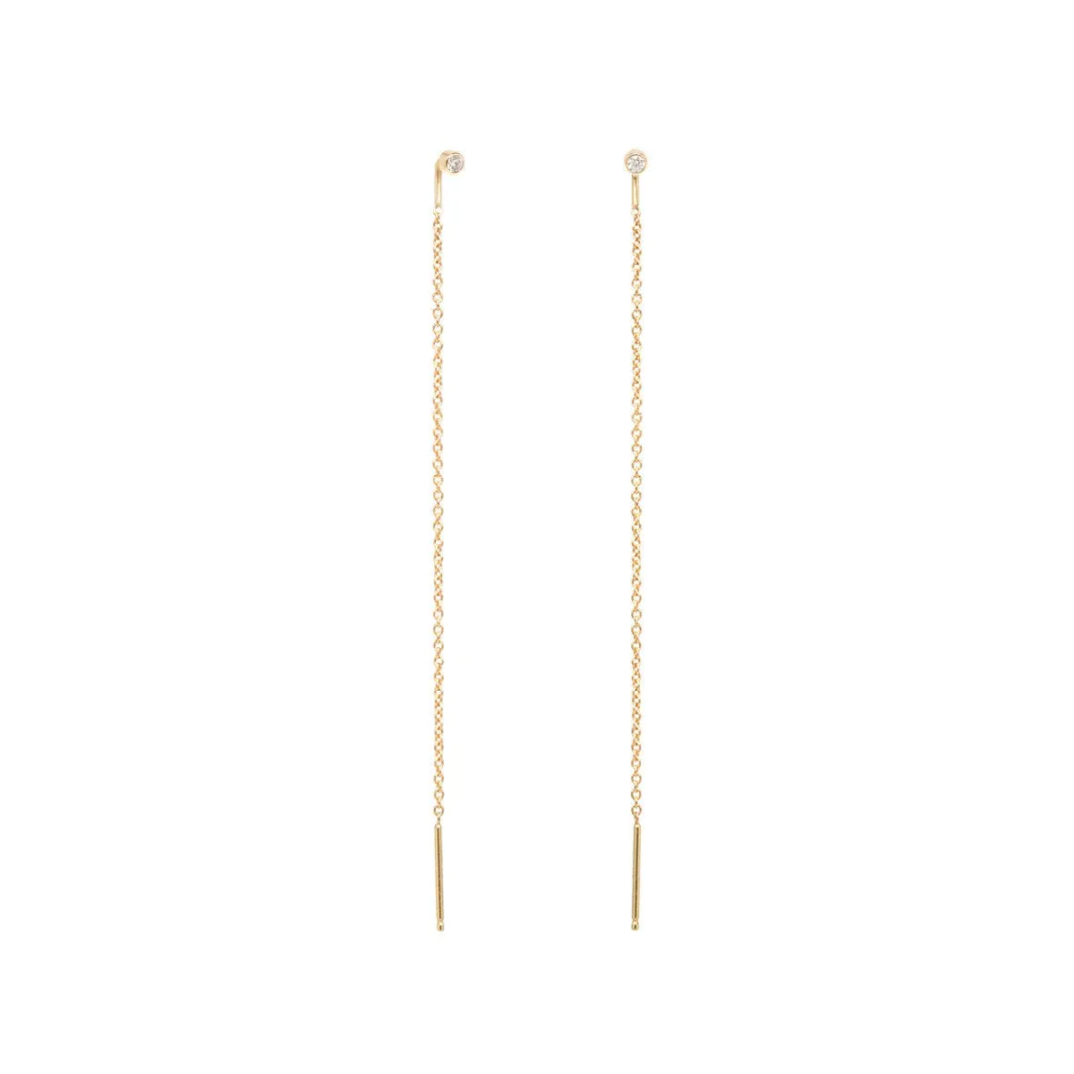 Diamond Threader Earrings