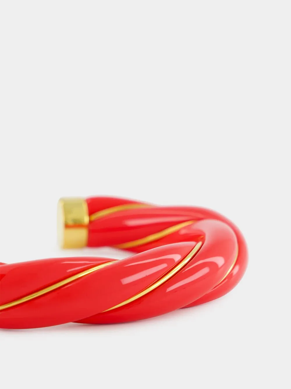 Diana Vermillion Rush Twisted Bangle