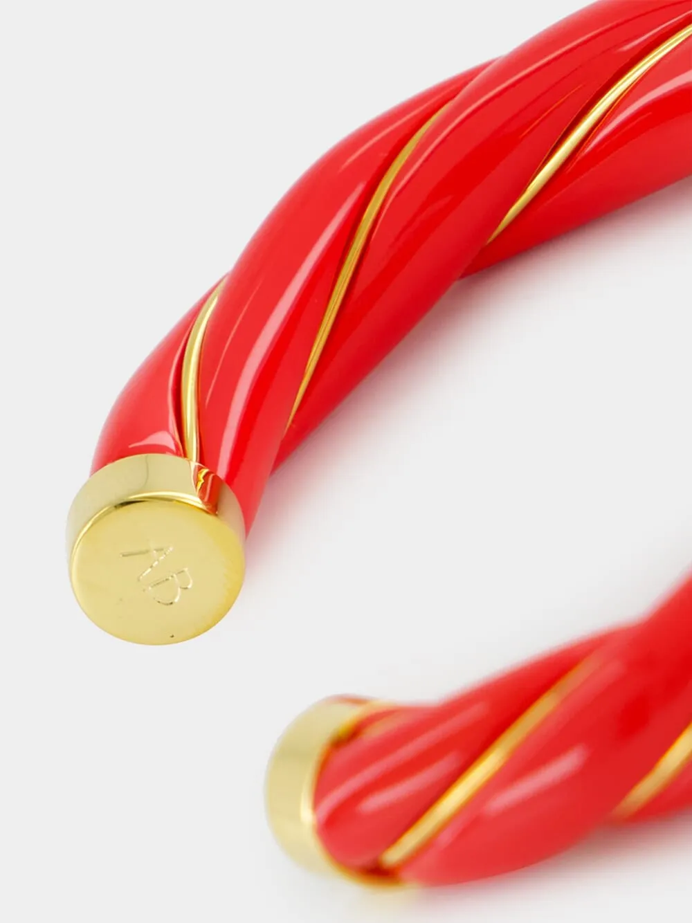 Diana Vermillion Rush Twisted Bangle