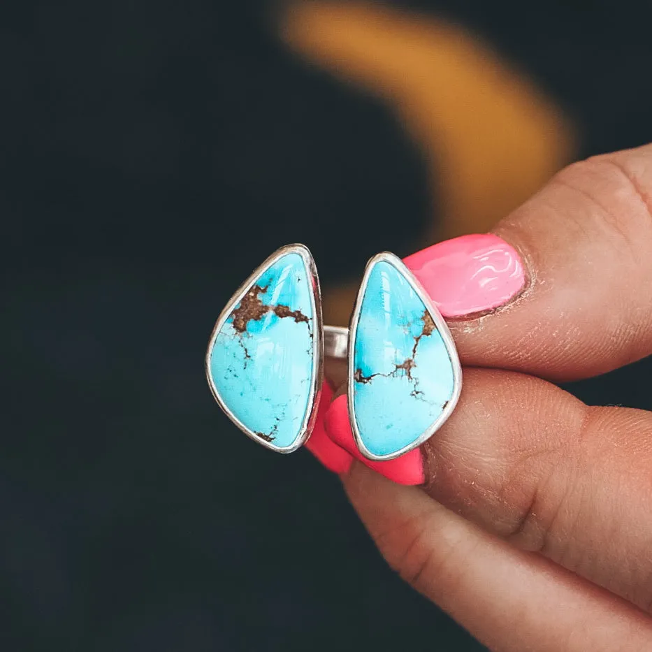 Divided and United Ring - Golden Hills Turquoise, Size 5.5 - 6.5