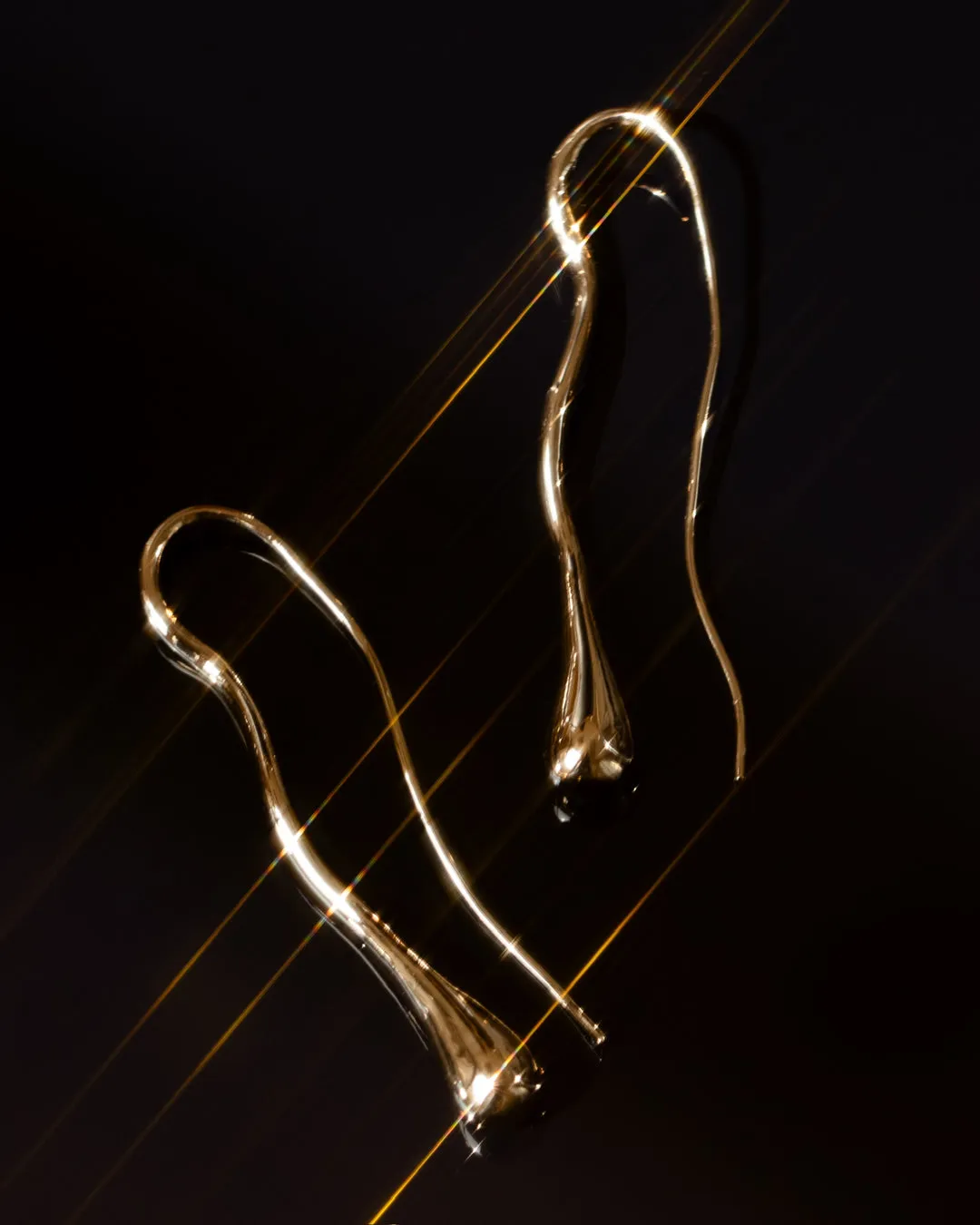 Drip Drop Threader Earrings