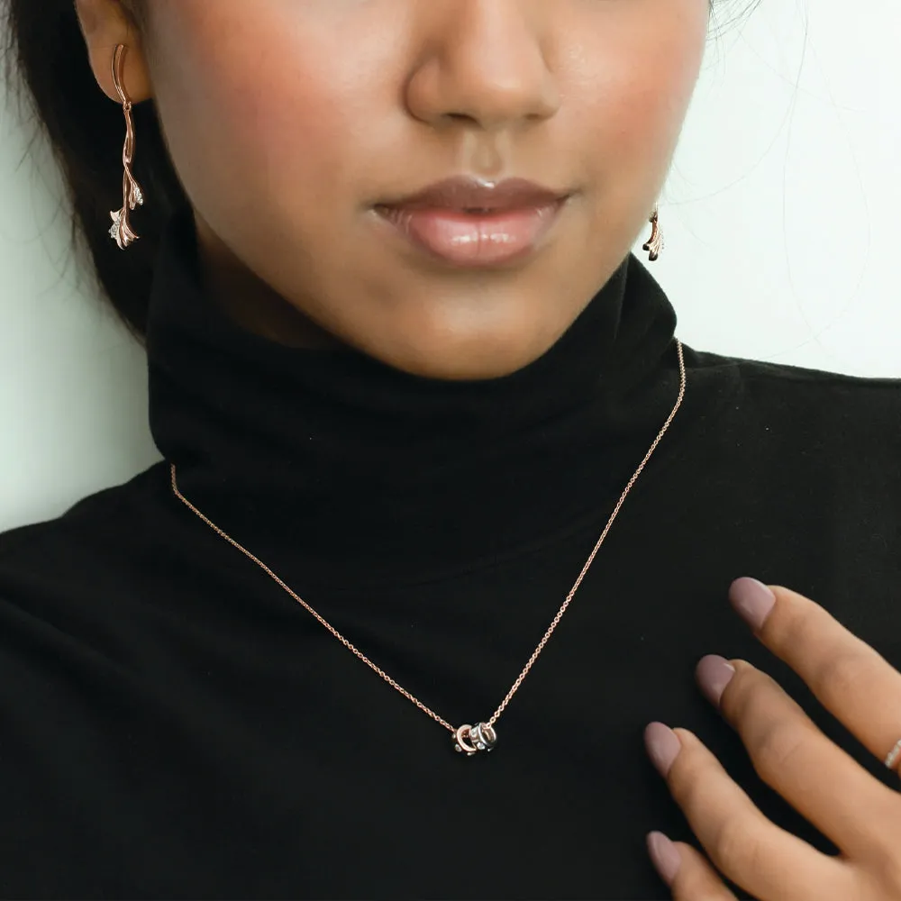 Duo Harmony Pendant - Lab Grown Diamond Necklace