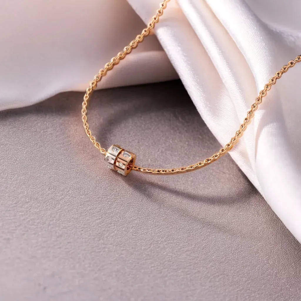 Duo Harmony Pendant - Lab Grown Diamond Necklace