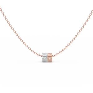 Duo Harmony Pendant - Lab Grown Diamond Necklace