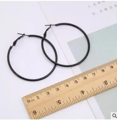 Earrings Charm Feast Exaggerated Geometric Round Shiny Circle Frosted Crystal Big Earrings Fashion Jewelry Women's