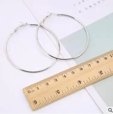 Earrings Charm Feast Exaggerated Geometric Round Shiny Circle Frosted Crystal Big Earrings Fashion Jewelry Women's