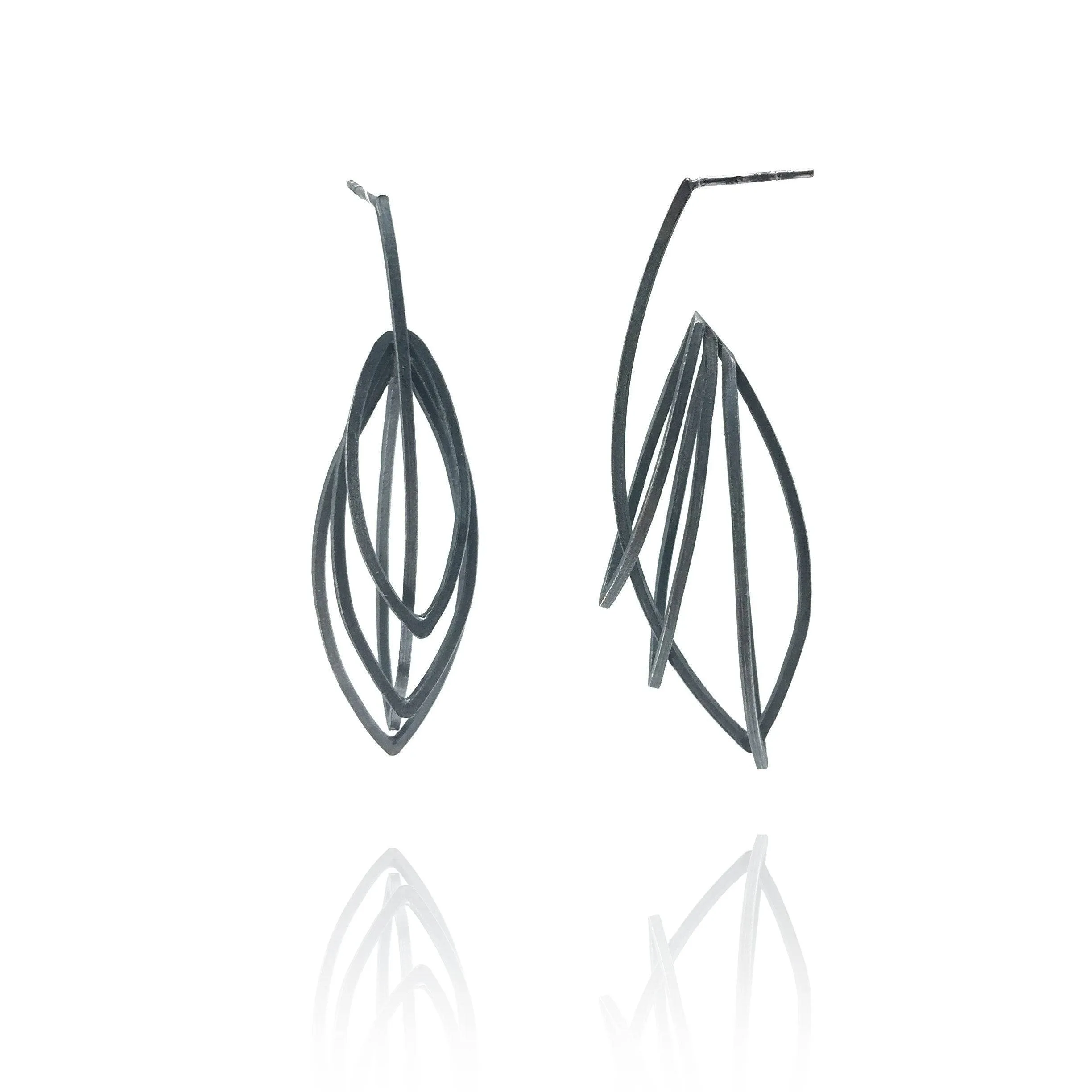 Ellipse Cage Earrings - Oxi