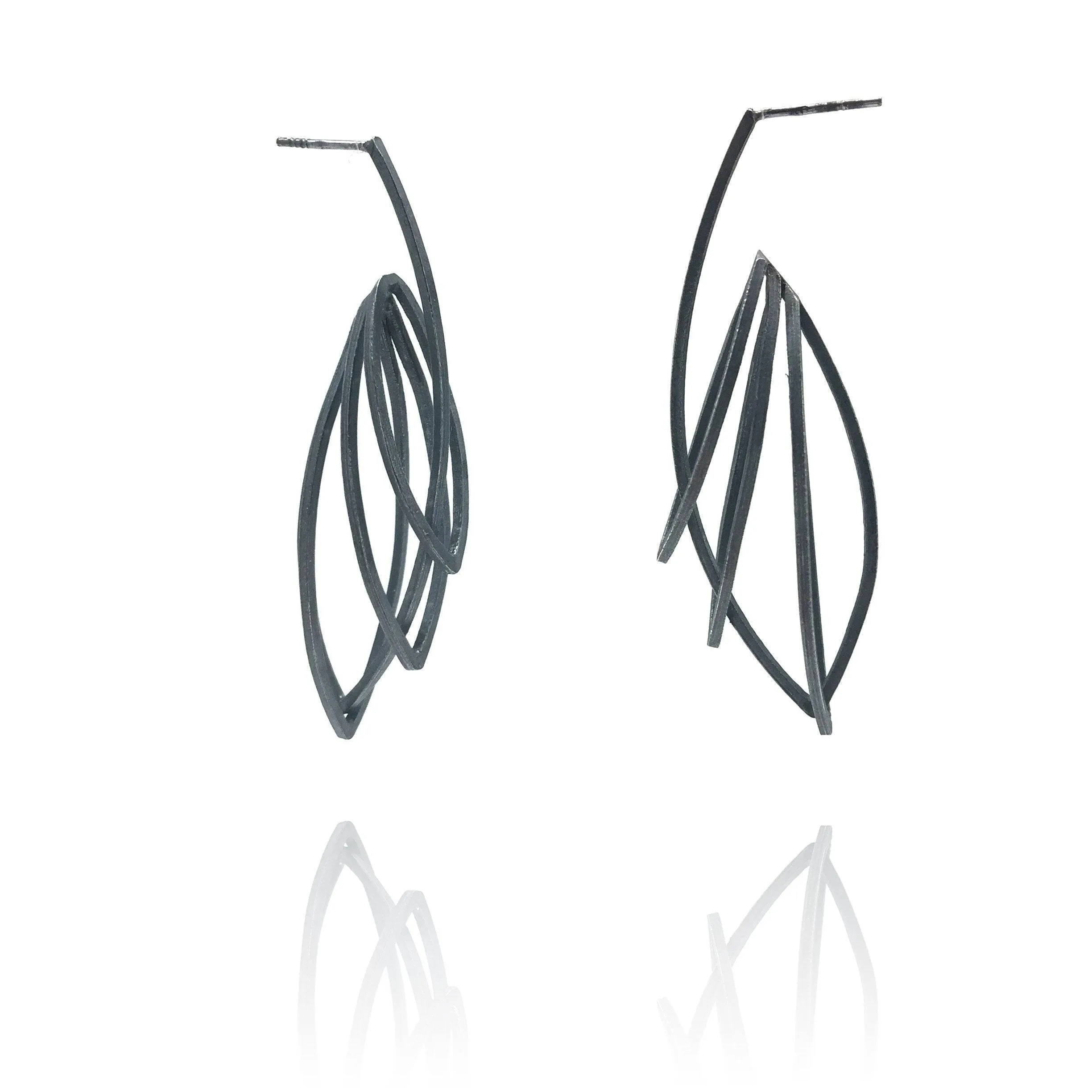 Ellipse Cage Earrings - Oxi