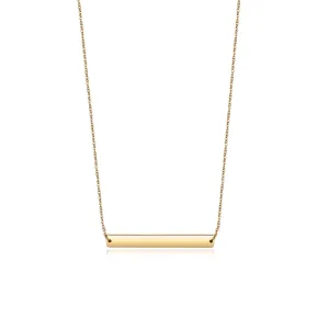 Engravable Bar Necklace