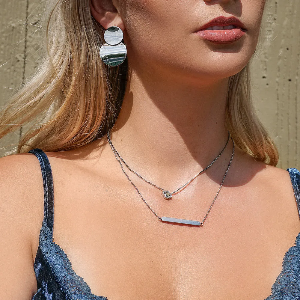 Engravable Bar Necklace