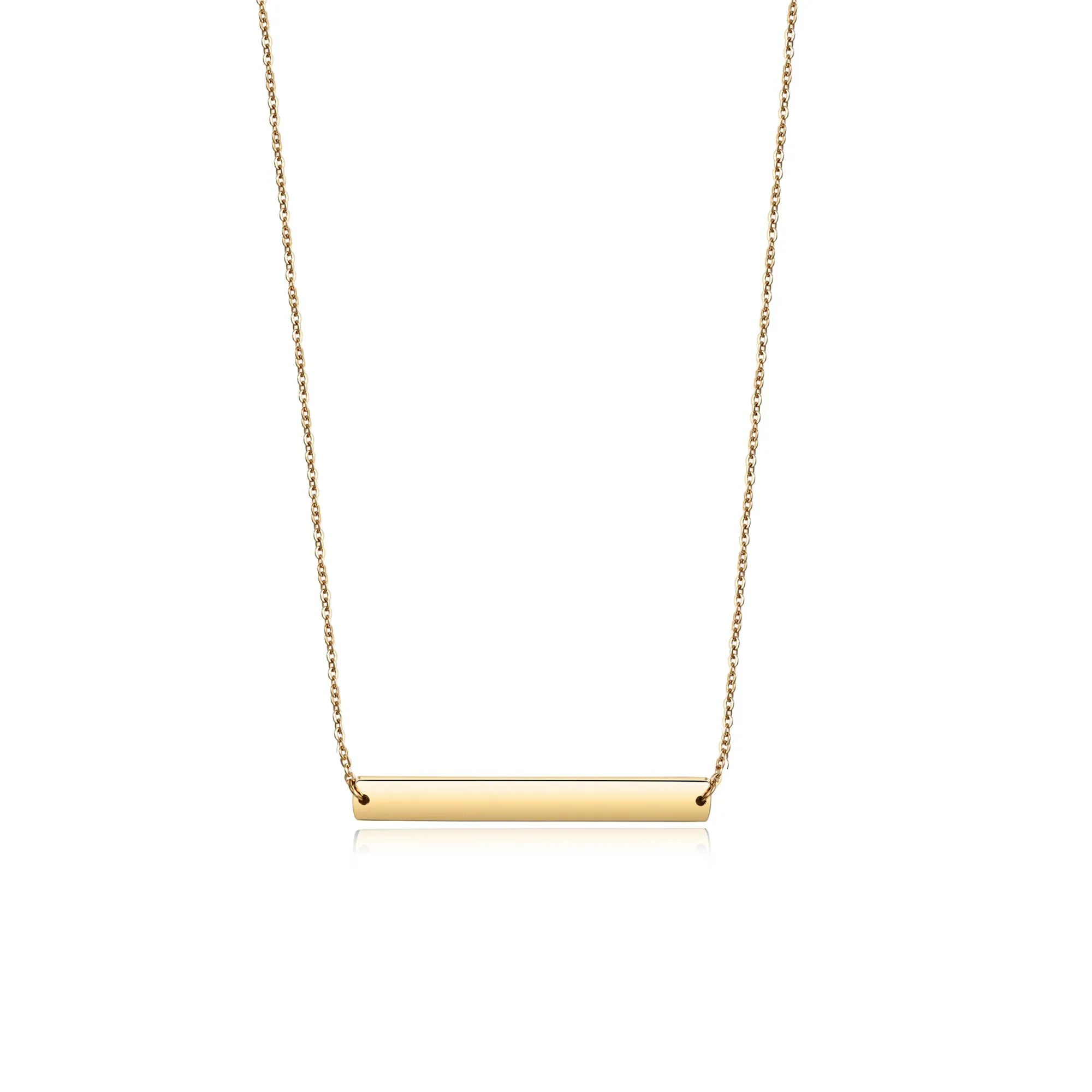 Engravable Bar Necklace