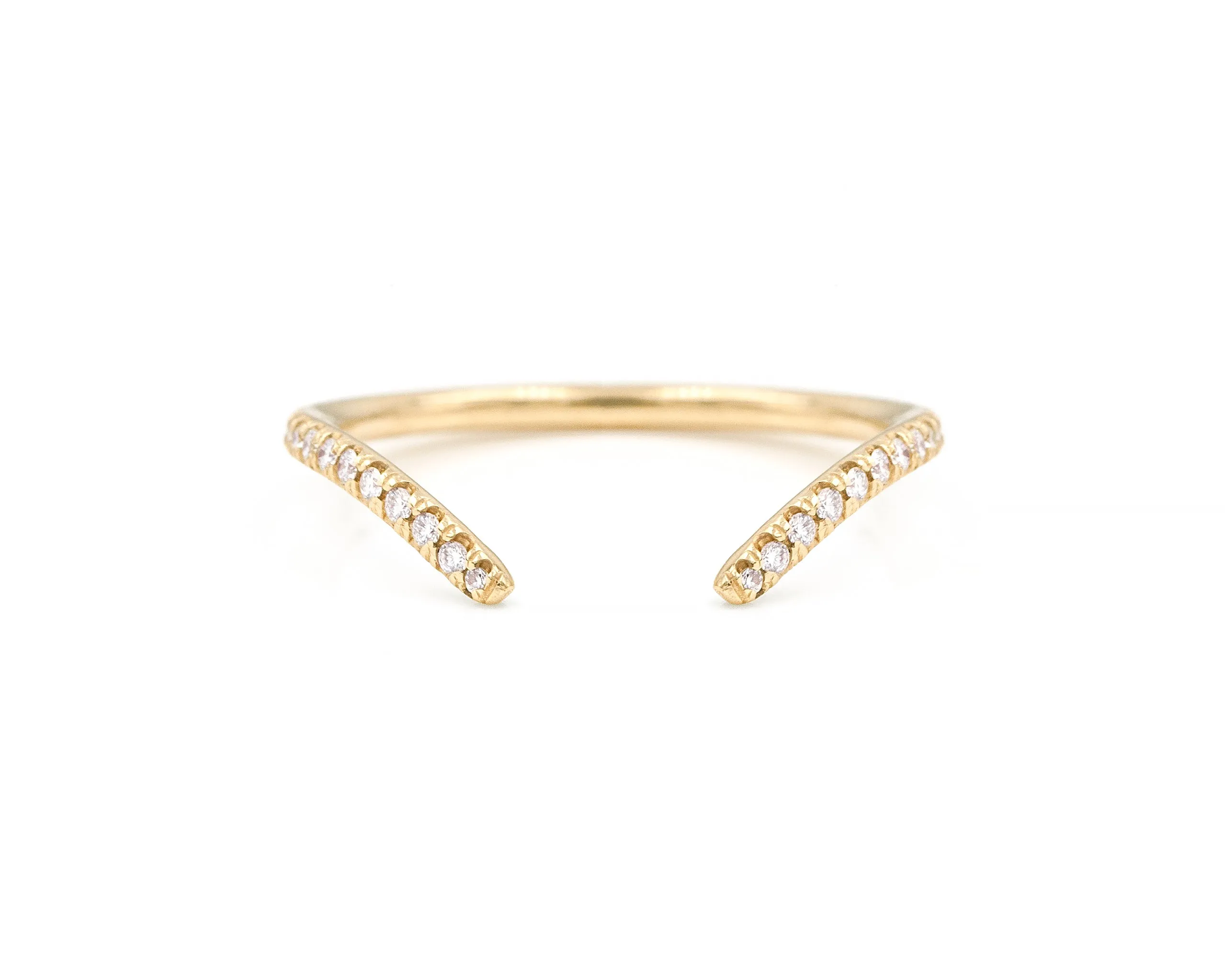 Equilibrium Open Pavé Band (Ready to Ship Size 6.5)