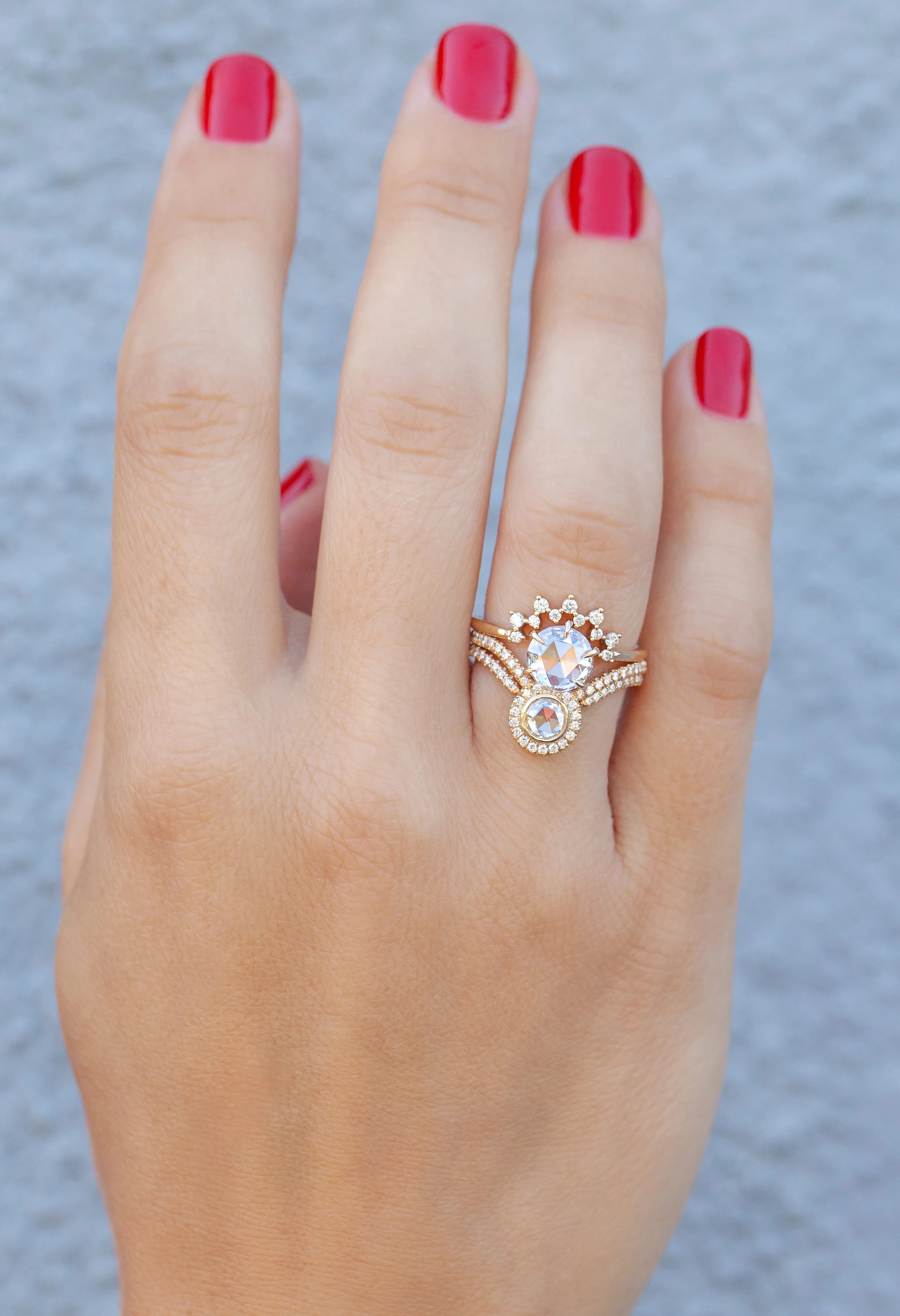 Equilibrium Open Pavé Band (Ready to Ship Size 6.5)
