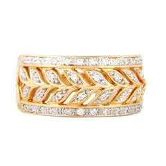 EternalDia 1/4 Carat T.W. Diamond 10kt Yellow Gold Fashion Ring