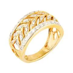 EternalDia 1/4 Carat T.W. Diamond 10kt Yellow Gold Fashion Ring