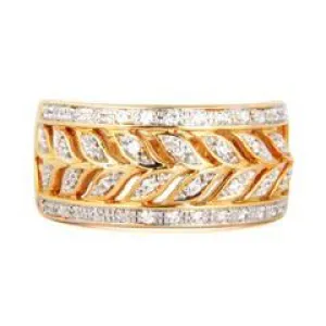 EternalDia 1/4 Carat T.W. Diamond 10kt Yellow Gold Fashion Ring