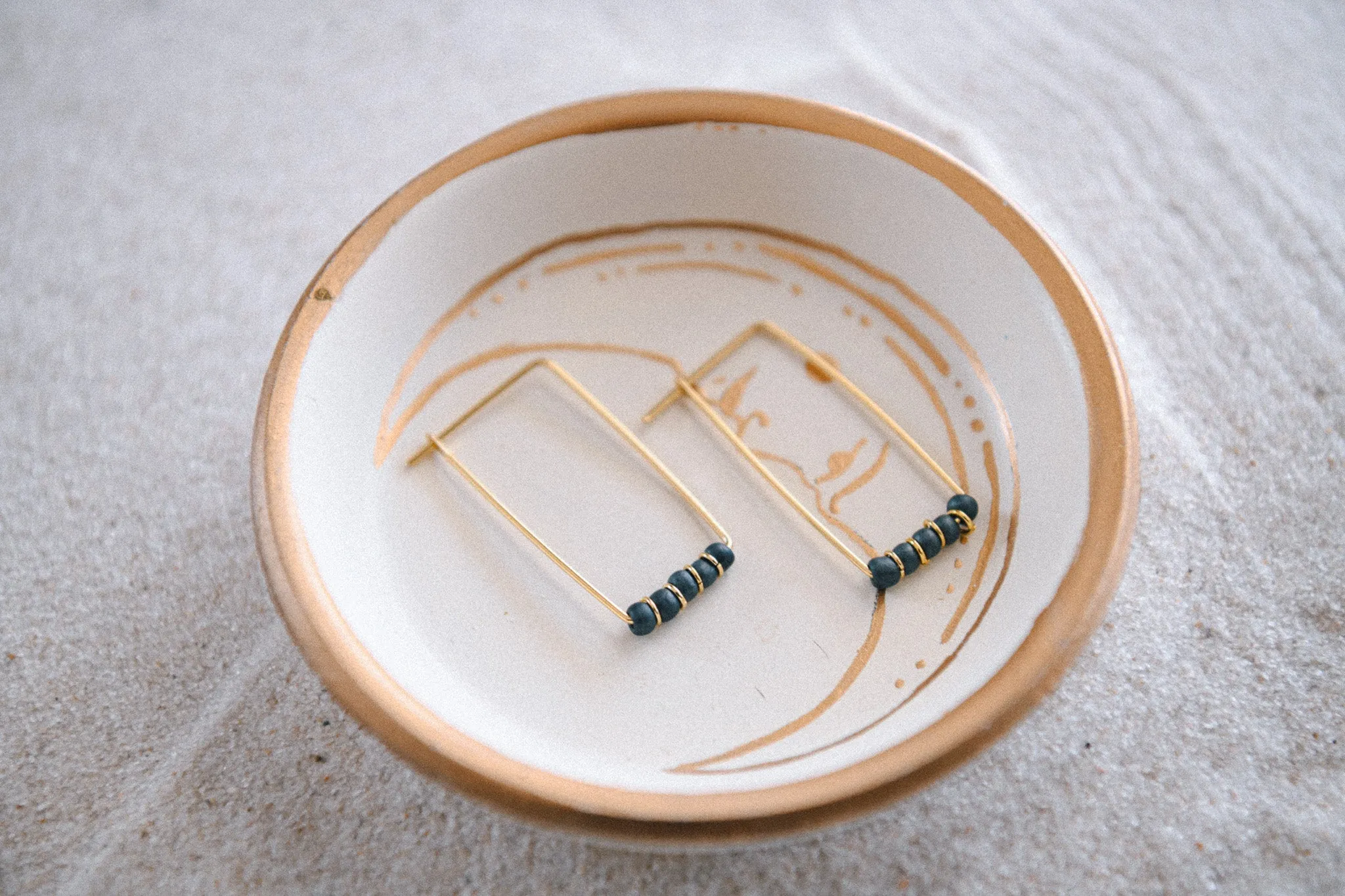 Eventide Geometric Rectangle Earrings