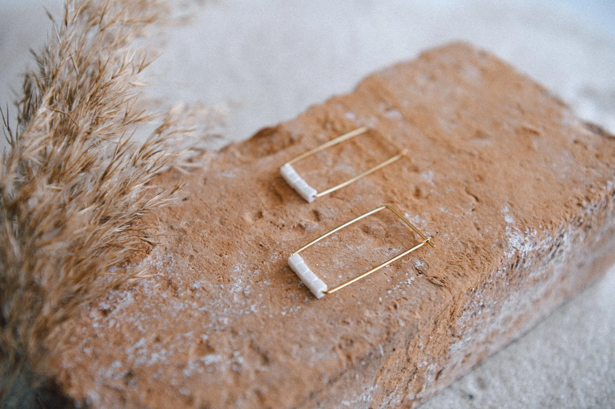 Eventide Geometric Rectangle Earrings