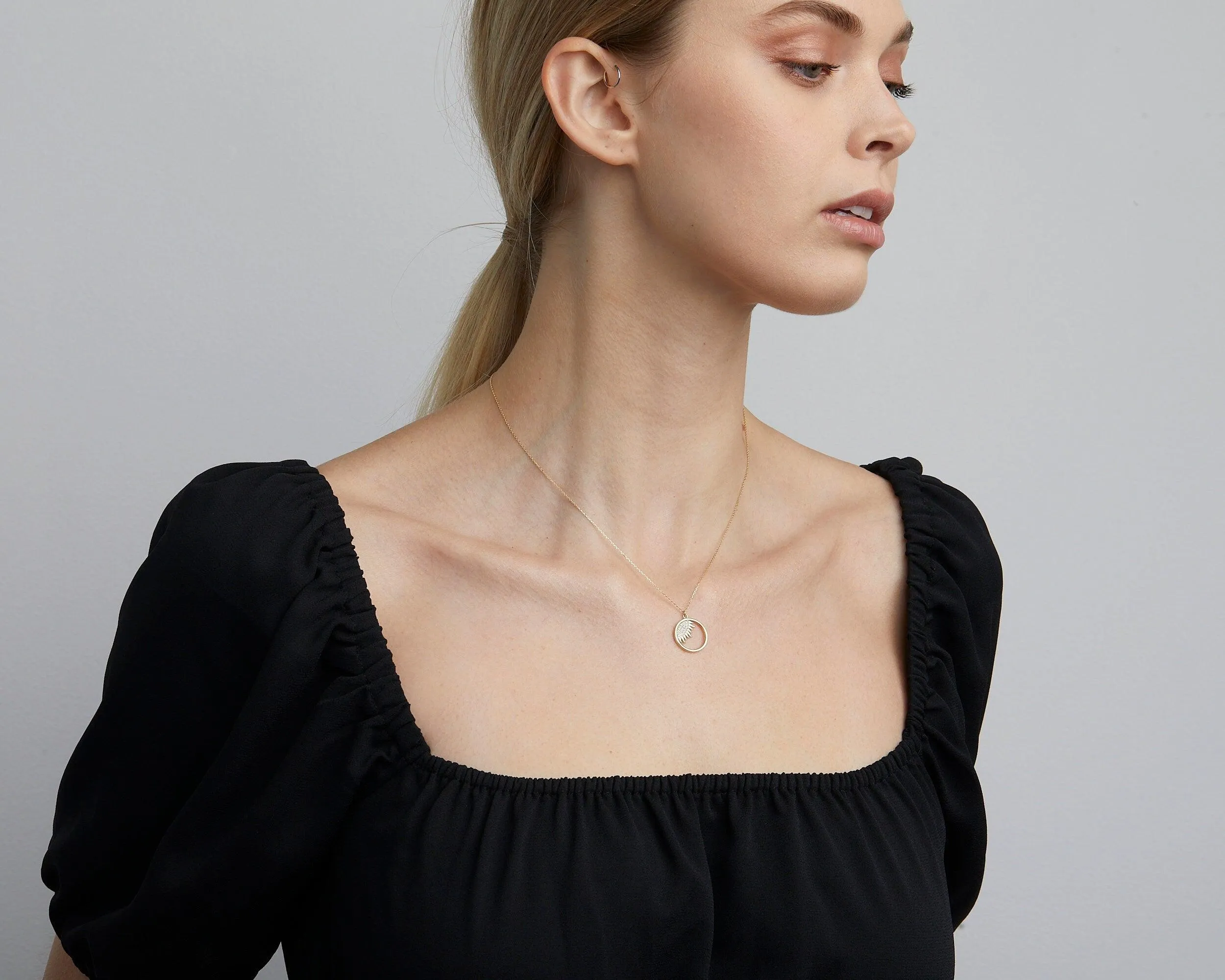 Evil Eye Sun Necklace - 18K Gold Vermeil