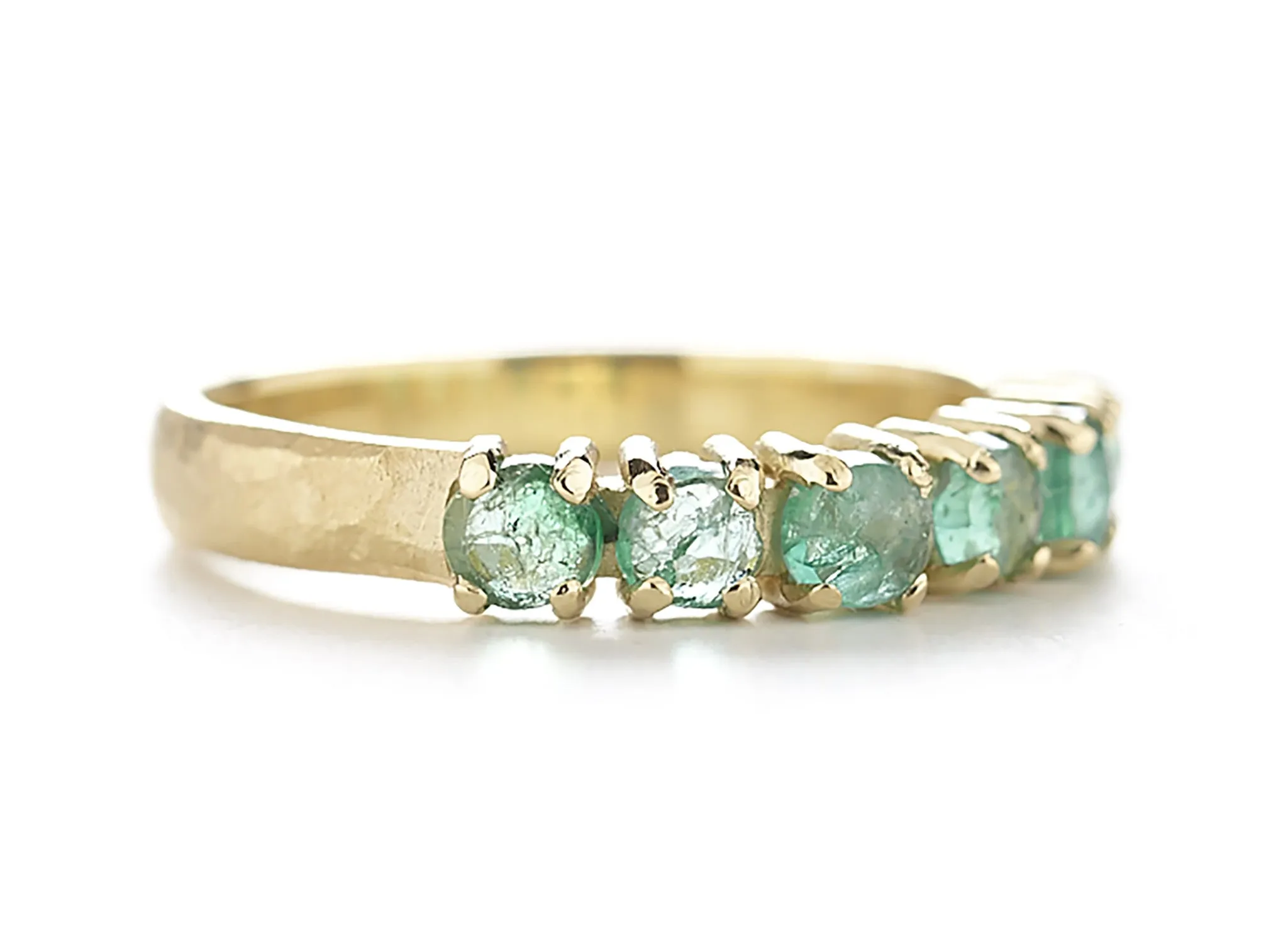 Evolution Round Emerald Ring