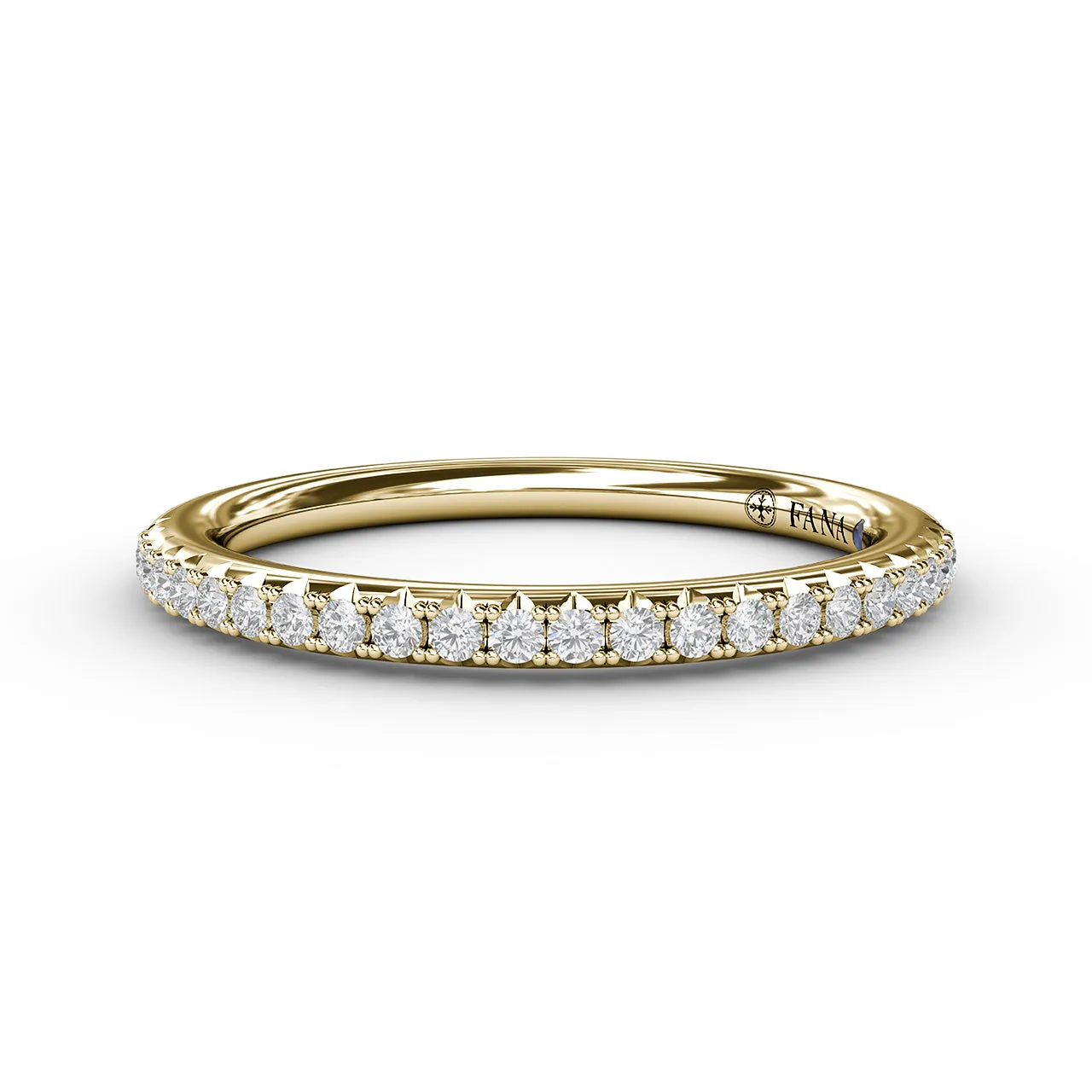 Fana Split Prong Diamond Anniversary Band