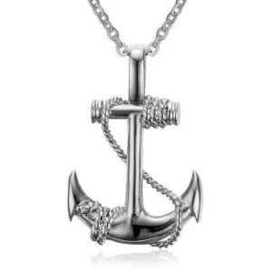 Fashion Unisex Trendy Stainless Steel Cross Armour Minimalist Chain