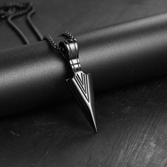 Fashion Unisex Trendy Stainless Steel Cross Armour Minimalist Chain