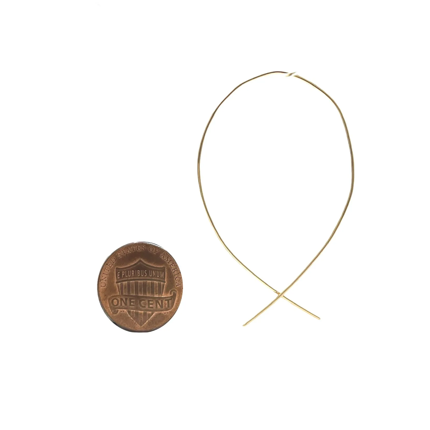 Fishtail Threader Earrings