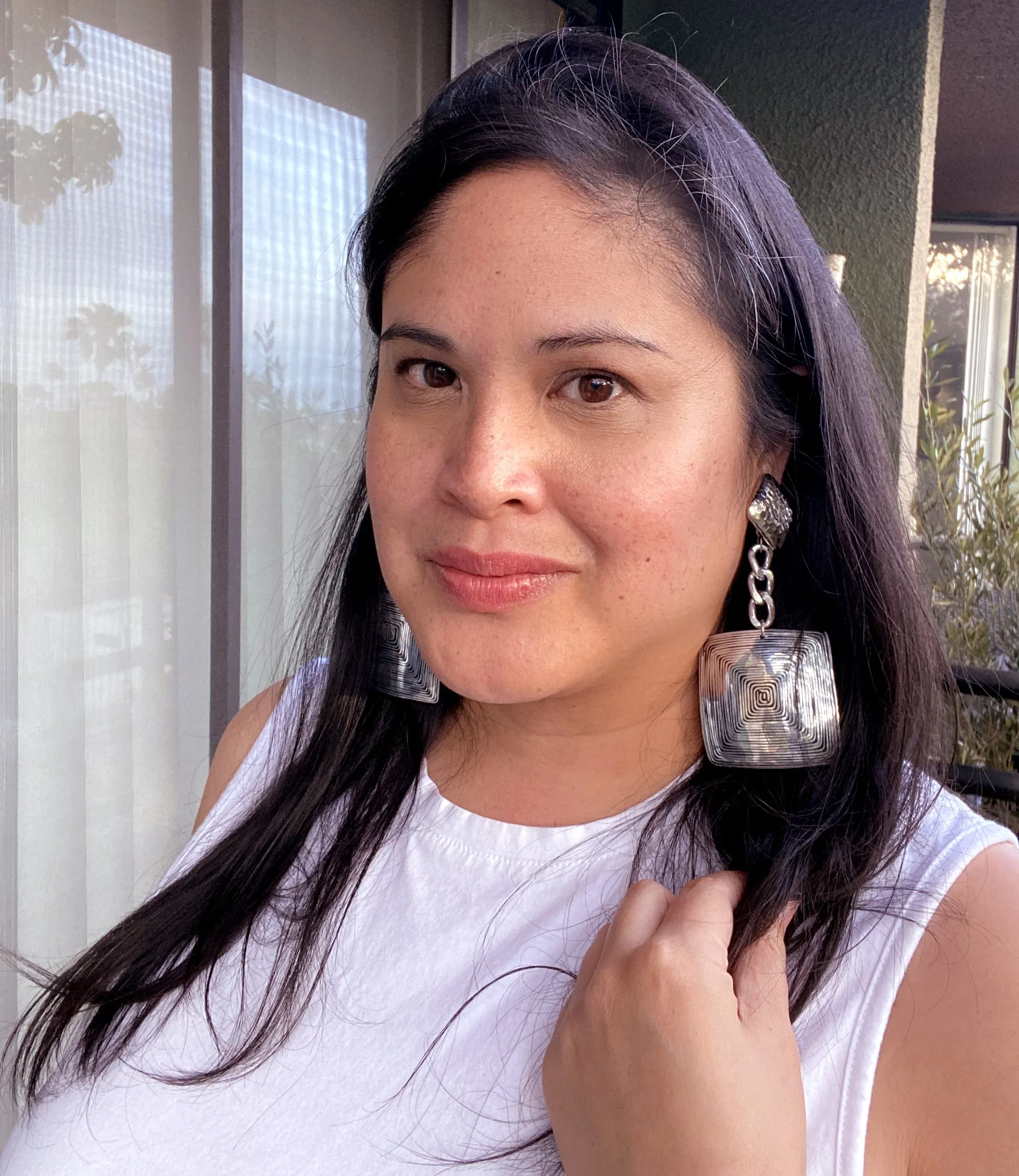 Fizza geometric earrings