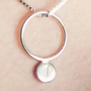 Fjellsmykke - Compass Silver Necklace (Type 1)