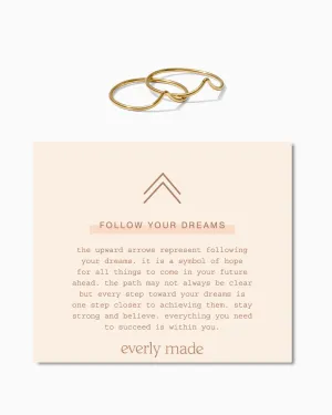 Follow Your Dreams Stacked Ring Set