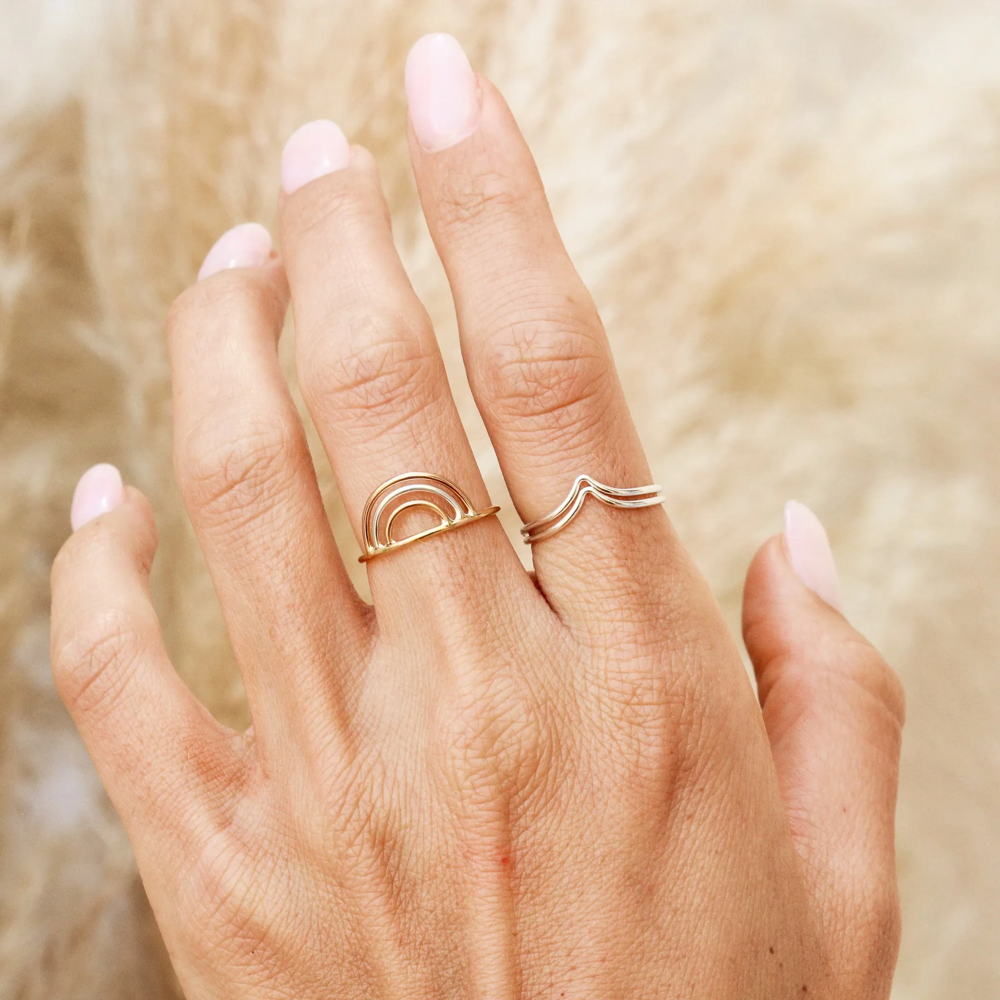 Follow Your Dreams Stacked Ring Set