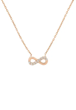 For All Eternity Necklace Rosegold