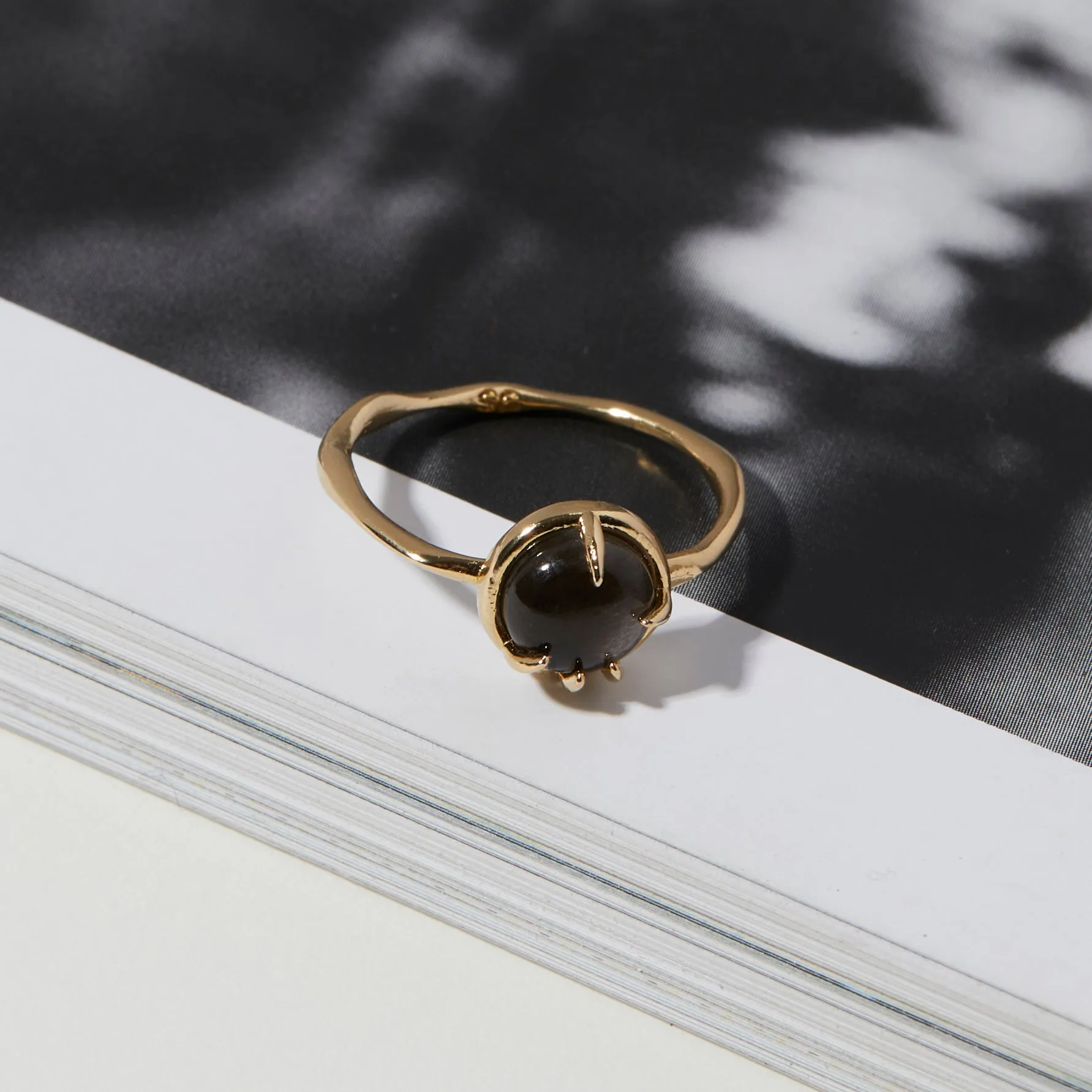 Fortune Teller in Black Moonstone